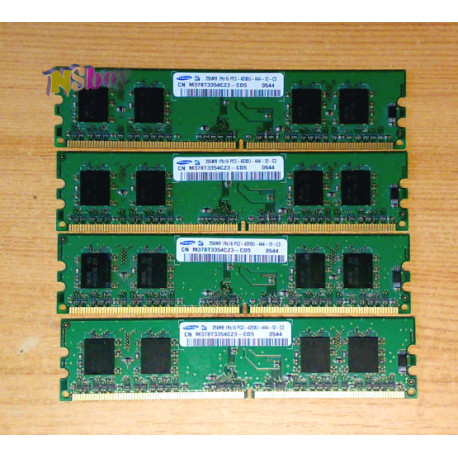 Samsung 4x256MB DDR2 memória készlet