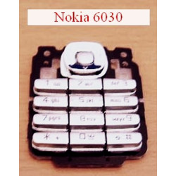 Nokia 6030 ezüst vagy fekete billentyűzet.