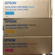 Epson C900 színes TONER készlet Magenta, Yellow, Cyan. Új bontatlan csomagolásban