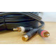S-video-audio kábel aranyozott csatlakozókkal 10m.