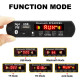 FM transzmitter, 2X60 W-os erősítő Bluetooth 5.0 multimédia lejátszó. USB, MP3, TF kártyahely USB, FM mikrofon