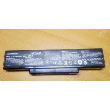 Asus, LG, MSI BTY-M66 4800mAh akkumulátor, újszerű állapot tesztelt működés.