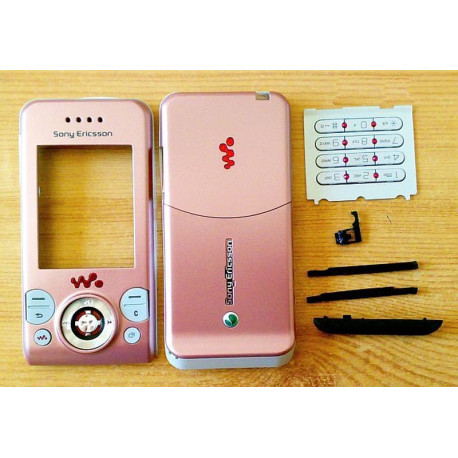 SonyEricsson W580 komplett ház, pink színben, Gyári minőség